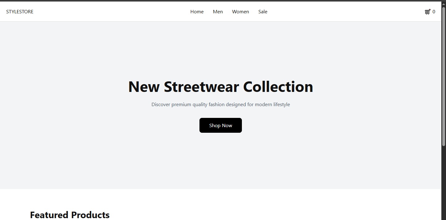 Clothing Store Website