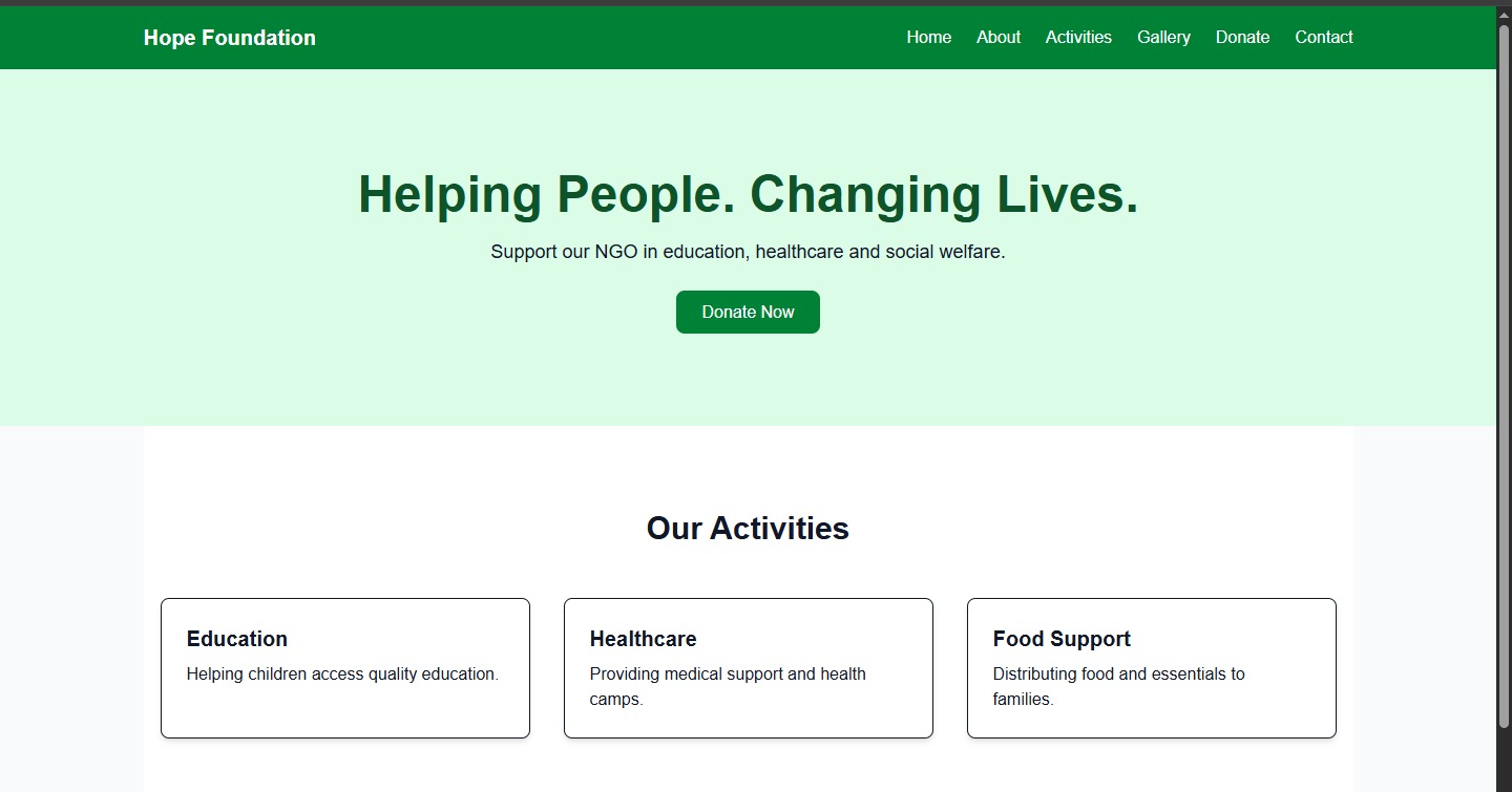 NGO Website